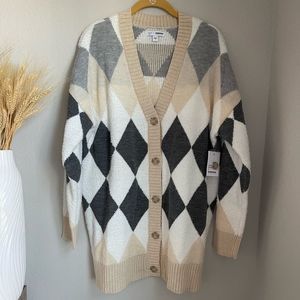 Lauren Lane x Sonoma Women's Long Sleeve Cardigan - Size L